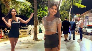[4K] How is Thailand Now? Pattaya Beach Road, Freelancers!