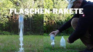 Wasser-Rakete mit CO2 - Experiment zum Nachmachen