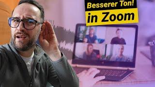 Besseres Audio in Zoom Calls? Tu das!