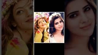 Kajal Aggarwal  samantha in same colour dresses #short @KRK CREATION