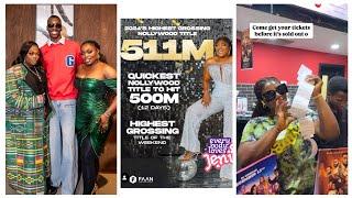 TOYIN ABRAHAM SHADES FUNKE AKINDELE + EVERYBODY LOVES JENIFA CAST STORM CINEMAS AROUND THE WORLD.