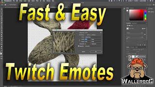 How to Make Twitch Emotes from Photo | Fast and Easy | Photoshop CC 2019