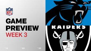 Carolina Panthers vs. Las Vegas Raiders | 2024 Week 3 Game Preview