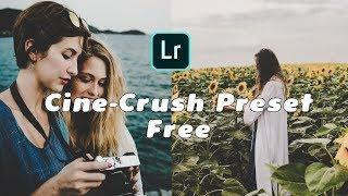 Cine Crush Preset For Lightroom Mobile - Free Cinematic Look Preset mobile