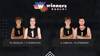 Winners Beach Volleyball. Men. M. Anhelov / O. Kopachov - A. Zabuha / M. Stepanov 15.02.2024