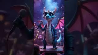 Meet Drako: The Pop Star Dragon Who Sets the Stage on Fire (Literally) #aianimation #aiart #aiviral