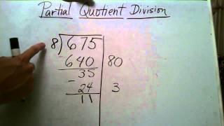 Partial Quotient Division