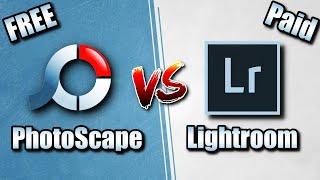 Photoscape X VS Lightroom!