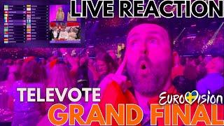  Grand Final Results Reaction LIVE from the Arena!!! | Eurovision 2024