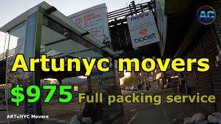 Artunyc Movers - full packing service or how to move from Queens to Brooklyn for $975!