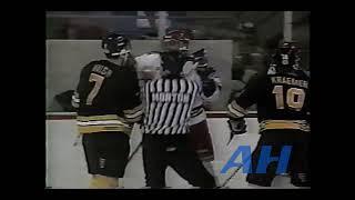 OHL Feb. 12, 1994 Jason Hughes,KIT v Gord Walsh,KIN (R) Kitchener Rangers Kingston Frontenacs