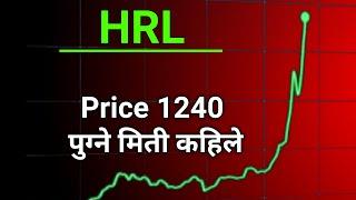 HRL Stock(share) Analysis | nepse analysis today | sharemarket in nepal | latest share market news