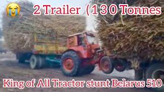 New Holland 640 Fial King of Belarus  /130 Tonnes Full heavy load Trailer sugarcane 