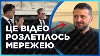 Зеленський НЕ ЗМІГ ПРИХОВАТИ свої ЕМОЦІЇ. Тільки ПОДИВІТЬСЯ на кадри зустрічі з Рютте та Стармером