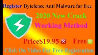 ByteFence Anti Malware Pro free Activation key 2020 100% working keyFull Proces