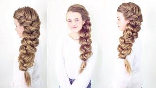 FAKE French (Elsa) Braid! EASY!