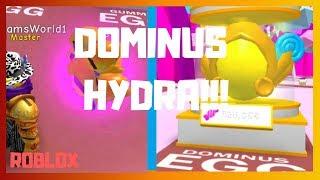 WE GOT THE DOMINUS HYDRA!!! (Roblox Bubble Gum Simulator)