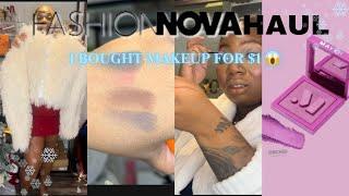 VLOGMAS HUGE FASHION NOVA SAVINGS!! $1 HUGE MAKEUP HAUL, WINTER ACCESSORIES, MAVEN BEAUTY