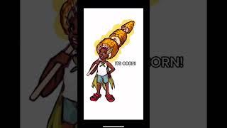 Drawing ITS CORN! Kid As A SuperHero  #shorts