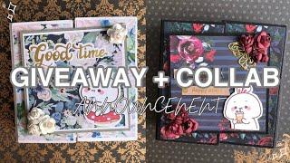 SCRAPBOOK GIVEAWAY + COLLABORATION @yusrazz | DIY Gift Box Tutorial + Walkthrough