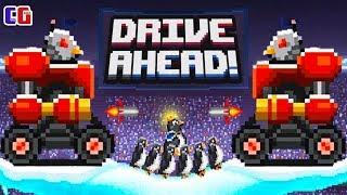 Drive Ahead БИТВА С ПИНГВИНАМИ КИБОРГАМИ Безумные задания в Мультяшной игре Драйв Ахед от Cool GAMES