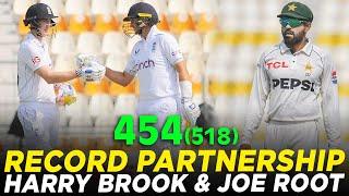 4️⃣5️⃣4️⃣, World Record Partnership Between Harry Brook & Joe Root 1st Test Day 4 | PCB | M3G1K