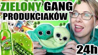 ZIELONY GANG PRODUKCIAKÓW  24H z GROSZKIEM na ZIELONO  #gangprodukciaków #24hours #biedronka