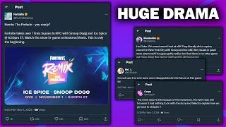 Fortnite Community Lashes Out at Epic Games for The Prelude Live Event Remix | Twitter/X Drama