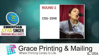 CSS 2098 |  DENISHA GURUNG | CHRISTIAN STAR SINGER CHRISTMAS BELLS SEASON 1 | ROUND  2