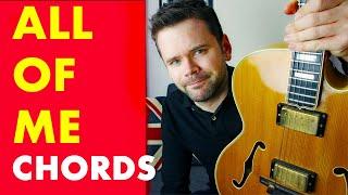  All of me - jazz standard guitar tutorial.  Learn the chord shapes and how the harmony is working