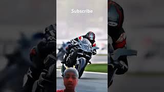 Kawasaki Ninja h2r world's fastest bike high speed rider#shorts