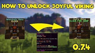 0.7.4 - How To Unlock Melancholic / Joyful Viking - Hypixel Skyblock