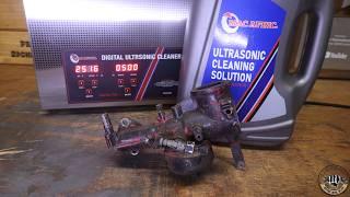 Testing out adendorff's Ultrasonic Cleaning Fluid.