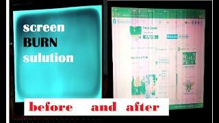 screen burn/how to fix broken screen/paano ayusin ang screen ng laptop/green screen/pink screen.