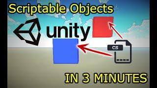 Unity Scriptable Objects in 3 Minutes!