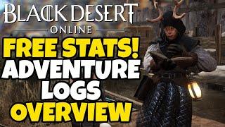 BDO Adventure Logs Overview | FREE AP, DP and more!