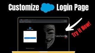 Customize Your My Domain Login Page with Your Brand - SalesforceGeek