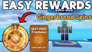 FASTEST WAY To Get Gingerbread Spins In Blade Ball For FREE?! 