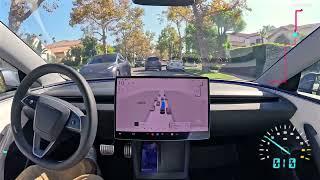 Timelapse: My Tesla Picks Me Up From the Grocery Store and Takes Me Home