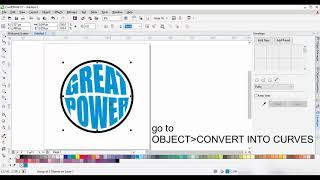 Wrap text effect in circle shape CorelDRAW ll CORELDRAW TUTORIAL ll NIS DESIGNS ll GRAPHIC DESIGNING