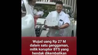 Viral !! Wujud uang Rp 27 miliar dalam satu genggaman