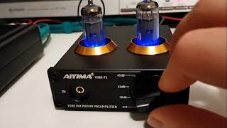 Aiyima Tube T3 Phono Turntable Preamp