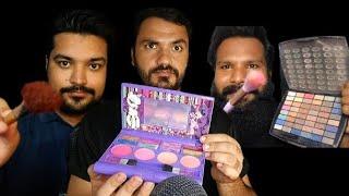 ASMR I'm doing your makeup but Collab With @asmrahmad / @ASMRRAZAALI