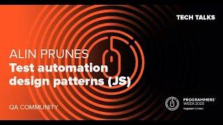 Test automation design patterns (JS)