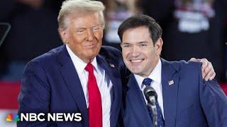 Trump officially nominates Sen. Marco Rubio for secretary of state