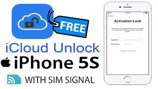 FREE IPHONE 5S ICLOUD BYPASS WITH SIM SIGNAL