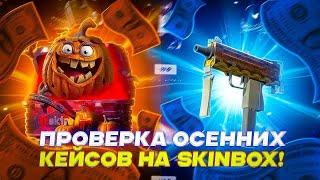 ПРОВЕРКА ОСЕННИХ КЕЙСОВ НА SKINBOX! НУ И ГО.НО