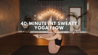 40-Minute Sweaty Intermediate Vinyasa Yoga Class with Nicole Wild