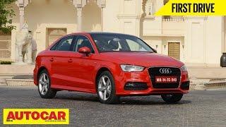 2014 Audi A3 Sedan 35TDI Diesel | First Drive Video Review | Autocar India