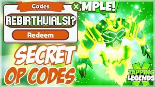 !NEW! (2022)  Roblox Tapping Legends X Codes  ALL *X3* CODES!